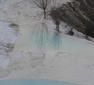 Kalksinterterrassen Januar 2010