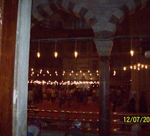 Blick in die Blaue Moschee