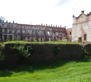 Ruiny zamku w Krupem