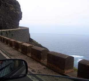 Autofahrt durch echte Natur