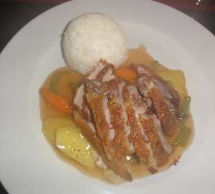 Knusprige Ente süß-sauer