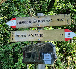 Wanderung via Alpina Bozen-Jenesien-Meran 2000