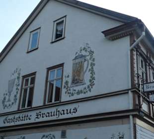 Zum Abendessen im Brauhaus Friedrichroda
