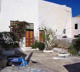 Santorin selbst im Bild Landschaft, Stadt