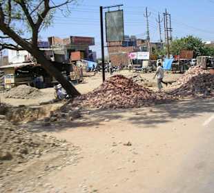 Dreck gibt es auch in Agra