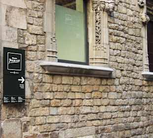 La entrada al Museu Picasso de Barcelona