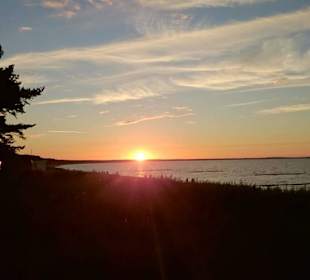 Sonnenuntergang am Strand von Glowe