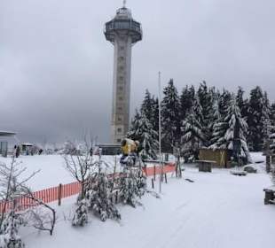 Hochheideturm im Schnee