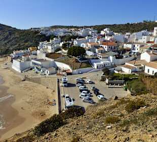 Strand und Ort Burgau. Sehr idyllisch!