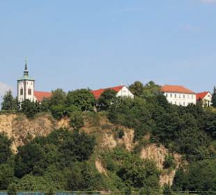 Anblick von der Elbe