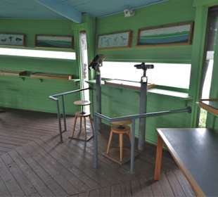 Vogelbeobachtungsstation im Natureum