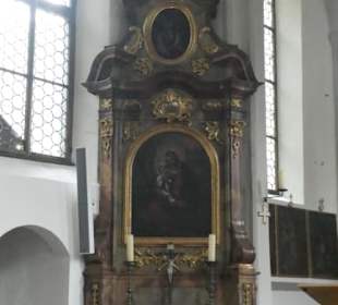 In der Kirche St. Sebastian in Ramsau