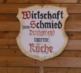 Zum Abendessen bei der Wirtschaft zum Schmied