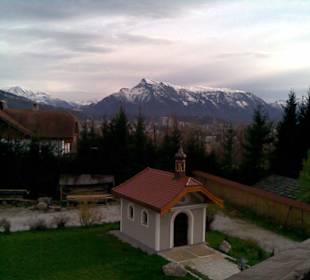 Blick vom Balkon auf die Feste Hohensalzburg