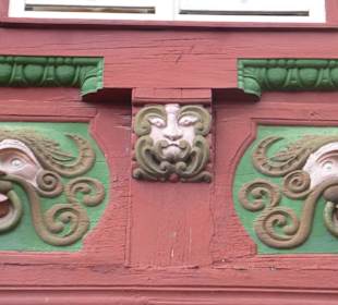 Teilansicht "Uhrmacherhaus" in der Marienstraße