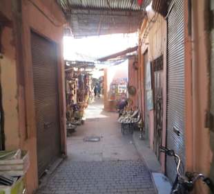 Unterwegs in der Altstadt von Marrakesch