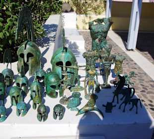 Santorin selbst im Bild Landschaft, Stadt