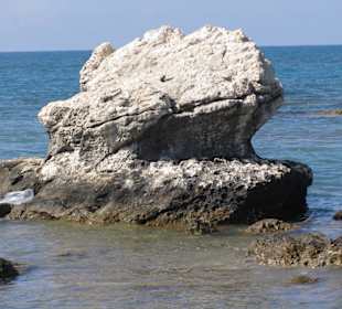 Blick von Aydins Strandbar