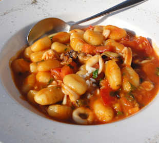 Gnocchi mit Meeresfrüchten