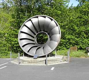 Turbine am Parkplatz