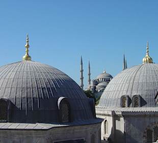 Blick auf die Blaue Moschee