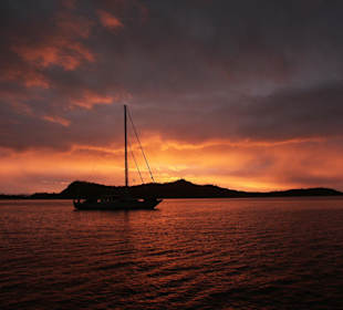 Tramonto a Bora Bora