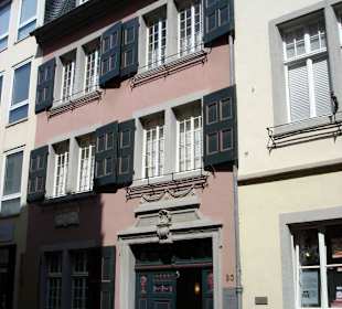 Der Eingang zum Beethoven-Geburtshaus