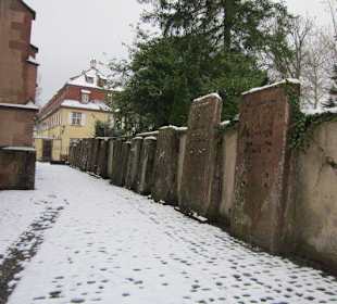 Altstadt Wissembourg im Winter