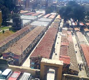 Blick auf den Friedhof