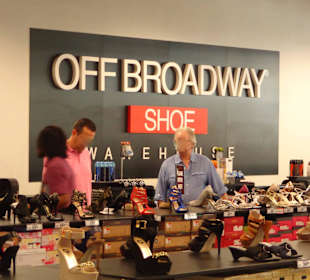 In einem Schuh Geschäft