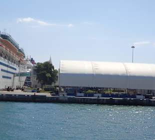 Anlegstelle der Schiffe