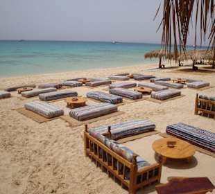 Die Lounge am Strand