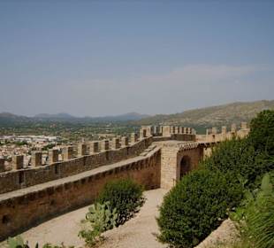 Wahnsinnsblick von der Burg