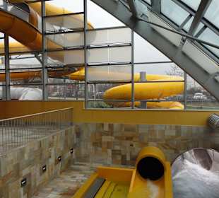 Im CamboMare gibt es zwei Rutschen