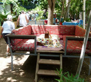 Ruhepol im Restaurant am rauschenden Gebirgsbach