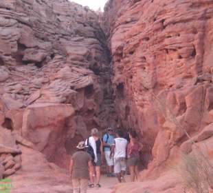 Bunte Felsen im Butschi-Canyon