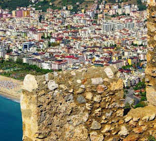 Burg von Alanya (Ic Kale) An&/Abfahrt