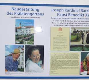 Prälatengarten - Anerkennungsschreiben