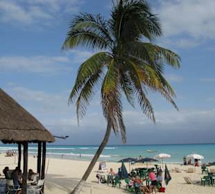 Strandansicht in Mexiko