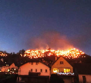 Die Hänge brennen