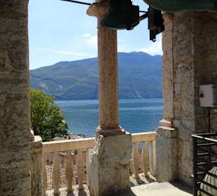 Auf der Aussichtsplattform des Torre Apponale