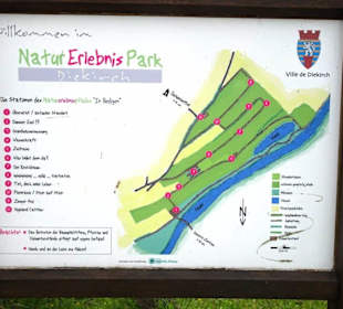 Übersichtsplan des Naturerlebnisparks