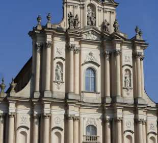 Fassade der spätbarocken Visitantinnen-Kirche