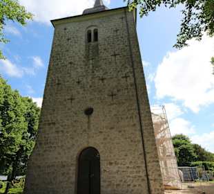 Kirchturm im Westen