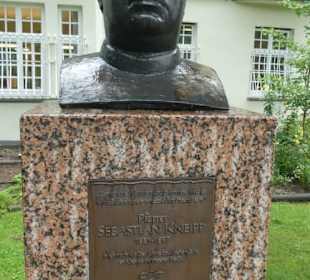 Unterwegs im Kurpark von Bad Mergentheim