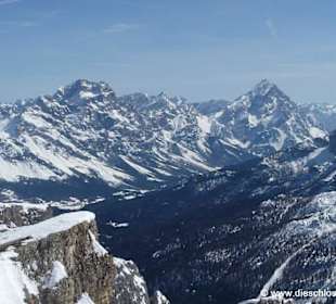 Blick nach Cortina d'Ampezzo