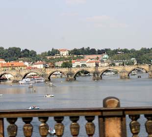 Blick auf die Moldau