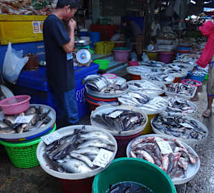 Auf dem Markt von Mahachai