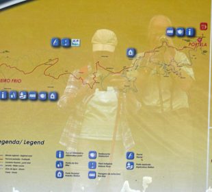 Der Streckenplan am Start