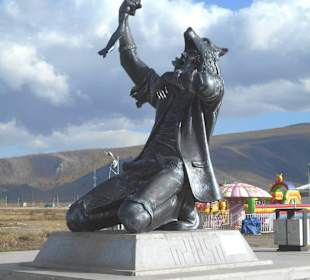 Schamanenskulptur im Nationalpark Ulaanbaatar